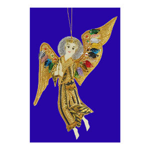 Adornos Navideños Colgantes Bordados a Mano Únicos - Product Image 1