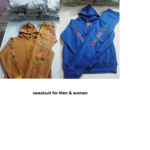 ชุดสเวตเตอร์ผ้าฟลีซสำหรับผู้ชายไซส์ใหญ่พิเศษชุดออกกำลังกายในฤดูหนาว - Product Image 3