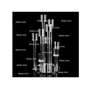Centros de Mesa de Acrílico Transparente con Diseño Fabuloso, Candelabros con Tamaño y Forma Personalizados - Product Image 1