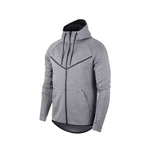 Private label customer demand <b>top</b> quality new latest striped design gym fitness cotton fleece winter wear <b>zipper</b> man tracksuits - Product Image 2
