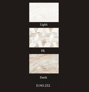 Conception décorative finition brillante pressé à sec en relief durable carreaux de mur en céramique 30x45cm - Product Image 1