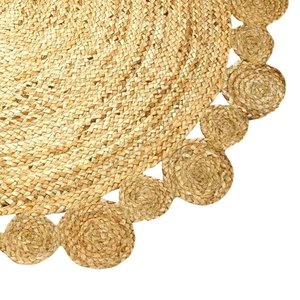 Nouveau produit tapis de jute rond marocain tissé à la main taille personnalisée tapis ronds robustes fabriqués au Vietnam - Product Image 6