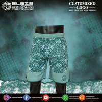 Short respirant en maille de basket-ball et de course à pied pour homme Kimono Jiu Jitsu à motif imprimé par sublimation pour arts martiaux