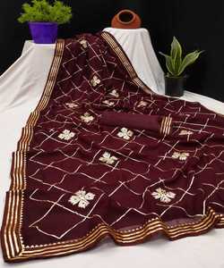 Sari de 5,5 Metros con prenda de blusa sin costuras - Product Image 3