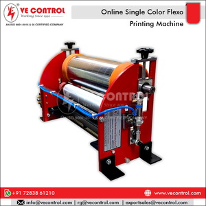 Máquina de impresión semiautomática en línea y en línea, máquina de impresión Flexo de un solo Color para impresión de bolsas de plástico con 1 año de garantía - Product Image 3