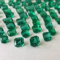 Esmeralda Natural cuadrado Octágono Esmeralda 2- 14 cts bien calidad anillo tamaño Zambia Esmeralda mucho por Sadiya internacional