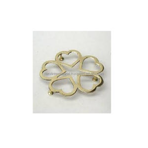 Heart Shaped Gold Plated Metal <b>Trivet</b> Elegant Mats & Pads Accessory - Product Image 1