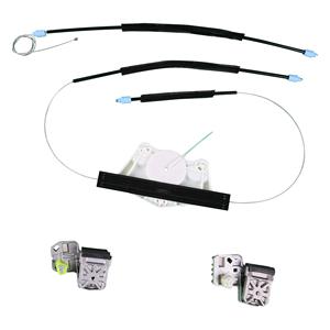 VW Golf 4 1997-2003 Kit de reparación de regulador de ventanilla eléctrica Soporte de metal delantero izquierdo para puerta derecha - Product Image 2