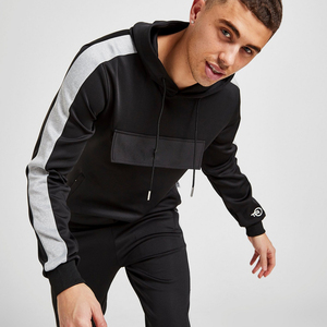 เสื้อฮู้ด OEM ขายส่ง เสื้อฮู้ดซิป ปักโลโก้ได้ตามต้องการ เสื้อฮู้ดเทคฟลีซสำหรับผู้ชาย - Product Image 3