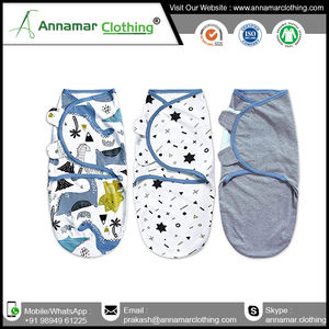 <b>Baby</b> <b>Swaddle</b> Wrap Premium Quality Own Logo Printed Adjustable <b>Swaddle</b> Wrap - Product Image 5