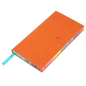 A5 Inovatif Kulit Cover Warna Tepi Budget Planner untuk Wanita Diary 2021 Watercolor Sketchbook Promosi Notebook