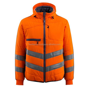 Pakistan Factory Supply High Visibility Waterproof Reflective Security Workwear Jackets with Custom Logo for Construction - Product Image 3