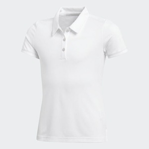 Design personnalisé décontracté compressé à manches courtes pour le cou pour les femmes de chemise solide motif blanc couleur respirant en gros d'exportation - Product Image 3