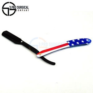 3Rasoirs droits de qualité Pro conçus pour un usage professionnel, construction en acier inoxydable, conception légère et facilité de contrôle - Product Image 5