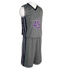 Wholesale Best Quality Custom Sublimation Print Basketball Uniform Professional Set Breathable Plus Size 100% Polyester - Product Image 3