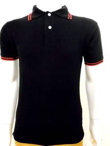 Camiseta de Manga Corta de Punto 100% Algodón, Transpirable, Talla Grande para Hombre, Estilo Formal, 220g, con Cuello de Punto Acanalado - Product Image 3