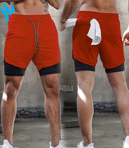 Hot sell 2 in 1 men beach <b>shorts</b> basketball <b>gym</b> Wear <b>shorts</b> for men High Quality Men Printing Logo Fit And Jogging <b>Short</b> - Product Image 6