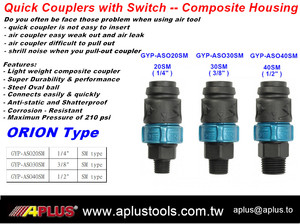 APLUS-Interruptor de Acoplamiento Rápido, Accesorio de Plástico, Material de Seguridad Suave, Certificado ISO9001, 1/2 ", PA66, 1 Unidad, 1 Unidad, 1 Unidad - Product Image 3