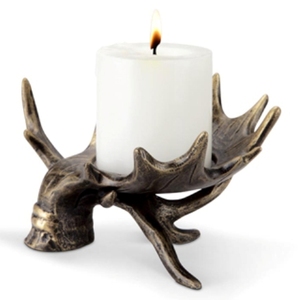 Personalized Handmade Elegant Unique Fancy Handmade <b>Brass</b> Antique Reindeer Couple Decorative Customized Creative Candle Holder - Product Image 6
