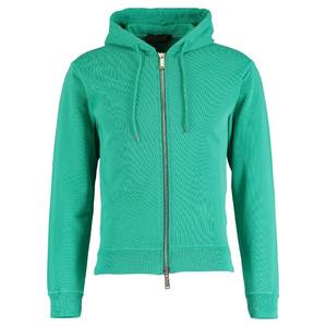 Sudadera con Capucha de Forro Polar Sólido de Lujo para Hombre con Doble Cremallera, Personalizable, para Clima de Primavera, Duradera, Resistente al Viento y Elegante - Product Image 1