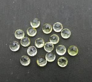 5mm naturel AAA bleu citron Quartz opale Cabochon haute qualité Vivaaz gemmes en gros pour la fabrication de bijoux traité thermiquement calibré - Product Image 4