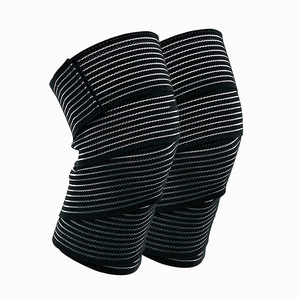 Fitness Workout Wear Adjustable Breathable Sport <b>Knee</b> Brace <b>Support</b> Compression <b>Knee</b> Weight Lifting <b>Knee</b> Wrap - Product Image 2