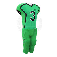 Tenues de football américain personnalisables avec logo, fabriquées en usine, respirantes, grandes tailles, 100 % polyester, vêtements d'équipe sur mesure