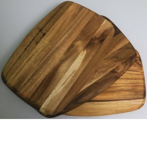 Nouvelle planche à découper en bois d'acacia massif et bambou du Vietnam Planche à découper de qualité avec poignée pour la cuisine - Product Image 3