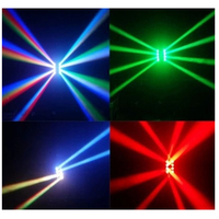 Lumière de scène à tête mobile LED 8x10W RGBW 4 en 1 pour scène, fête, bar, discothèque