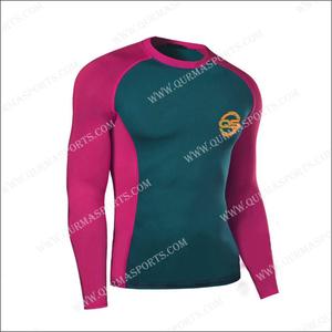 Dernière mode conception personnalisée à manches longues fitness éruptions cutanées athlétiques œuvres jeunesse hommes chemises de compression - Product Image 6