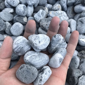 Unpolish Decorative Black Pebble <b>Stone</b> For Sale - Product Image 3