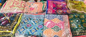 Phulkari Dupatta 2025 Heavy Embroidery Work Traditional <b>Punjabi</b> Handcrafted Bridal <b>Wedding</b> Ethnic Festive Shawl - Product Image 3