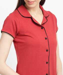 Pijama de algodón de manga larga para hombre y mujer, Conjunto de pijama de estilo a juego para parejas, regalo de boda - Product Image 4