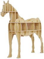 Étagères de bibliothèque en bois du Vietnam/ Mme Holiday