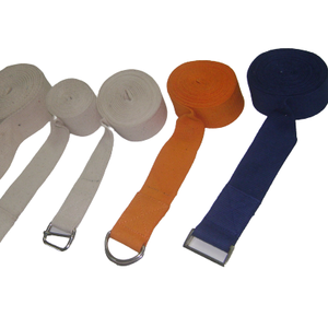 Accessoires de yoga en coton de haute qualité, sangles personnalisées, ceinture, couleur et taille personnalisées, vente chaude, OEM, marque privée, Inde - Product Image 1