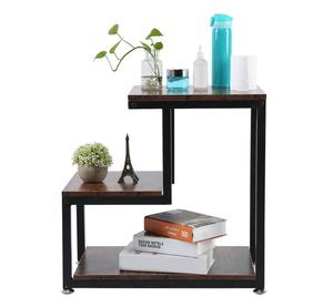 Mesa de muebles de diseño moderno para sala de estar, Centro y mesa lateral decorativo, Color marrón, mesa de muebles de madera - Product Image 4