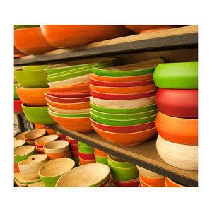 Cuencos de bambú hechos a mano para Chef, comida asiática saludable - Product Image 1