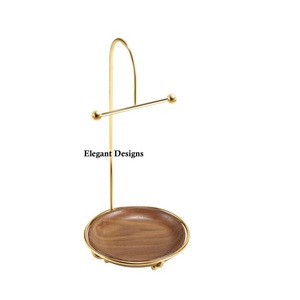 Meilleure qualité porte-bijoux en métal décoratif à la main support traditionnel concepteur en gros de luxe présentoir à bijoux - Product Image 1