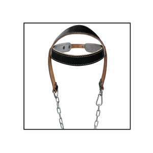 Arnés de cabeza de entrenamiento de gimnasio de cuero duradero de alta calidad personalizado, accesorios de cuello resistentes ajustables con logotipo de Color personalizado - Product Image 3