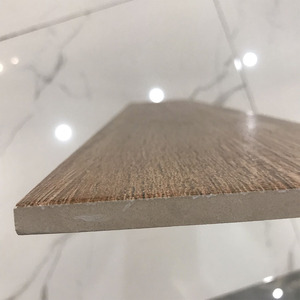 Carrelage en céramique de style moderne CMC, imitation bois de teck de balcon avec surface rugueuse pour carrelage intérieur de villa, vente en gros - Product Image 4