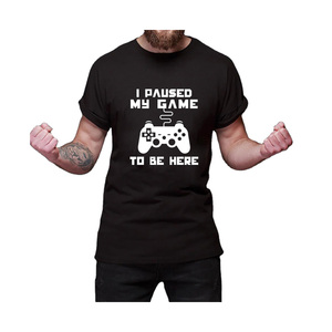 Camiseta de Verano Informal para Hombre, Impresión Digital Personalizada con Logotipo, Corte Holgado, Transpirable, Estilo Hip Hop, Ecológica, 100% Algodón - Product Image 4