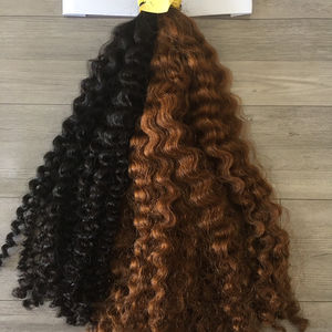 Extensions de cheveux humains vierges Remy cambodgiens, alignées sur les cuticules, lisses et ondulées, double trame, pointes en I, vente en gros - Product Image 1