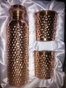 Diwali-botella de agua de cobre para una vida saludable, botella de agua de cobre promocional con logotipo - Product Image 3