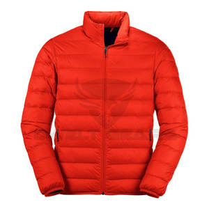 Chaquetas acolchadas de buena calidad para hombre, Color rojo, resistentes al agua, para invierno - Product Image 4