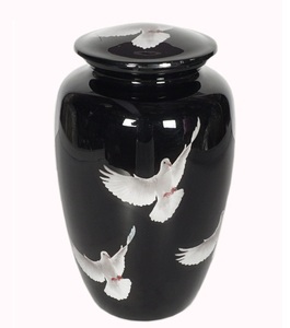 Urne en métal classique colorée pour cendres adultes Crémation mémorable pour restes humains pour des occasions commémoratives - Product Image 4