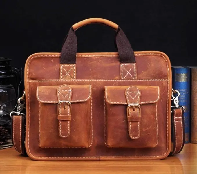 Genuine Leather Laptop / Business Bag for Men