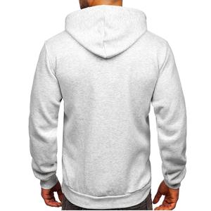Sweat-shirt à capuche personnalisé pour hommes, polaire de haute qualité, 70% coton, à manches longues, sweats à capuche solides, décontracté, coupe ajustée, grande taille 3D - Product Image 5