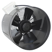 VE200-EXT-AF Venteurope Ventilateur axial en ligne pour conduit d'évacuation avec moteur externe 70 Watt 680 m³/h 220~240 V. 200 mm