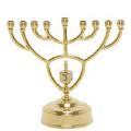 Hot selling menorah in different designs made with solid brass with 7 <b>Branch</b> at wholesale price - Product Image 3