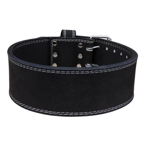 Cinturones de elevación de potencia hechos a medida, correa de cuero para fitness, doble punta, levantamiento de pesas, entrenamiento, gimnasio, soporte de espalda, entrenamiento, cuero - Product Image 1